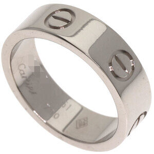 CARTIER Authentic 18k Silver Love Ring #51